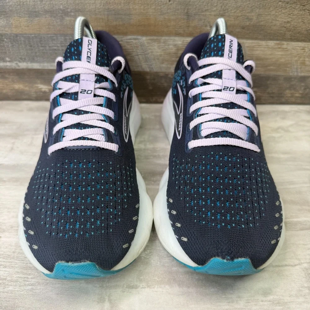 Brooks Glycerin 20 Women's Size 9‎ B Blue Running Shoes Sneakers 1203691B499